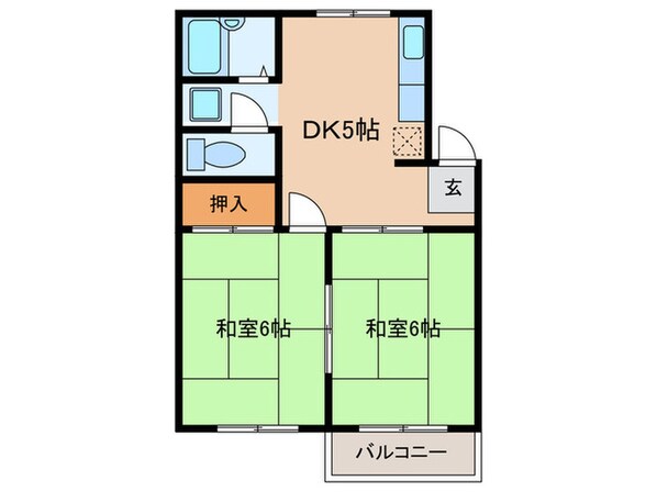 フォレスト飛高Ａ　Ｂの物件間取画像